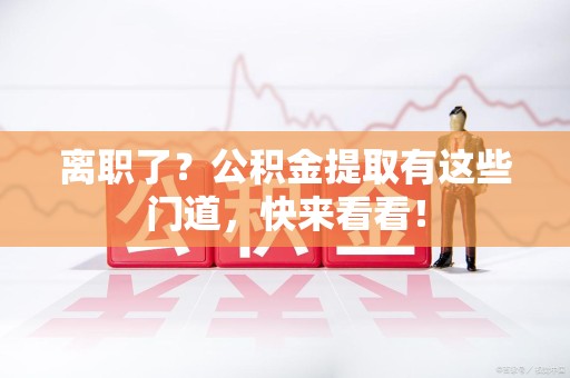舒城离职了？公积金提取有这些门道，快来看看！