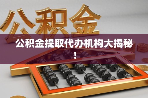 舒城公积金提取代办机构大揭秘！